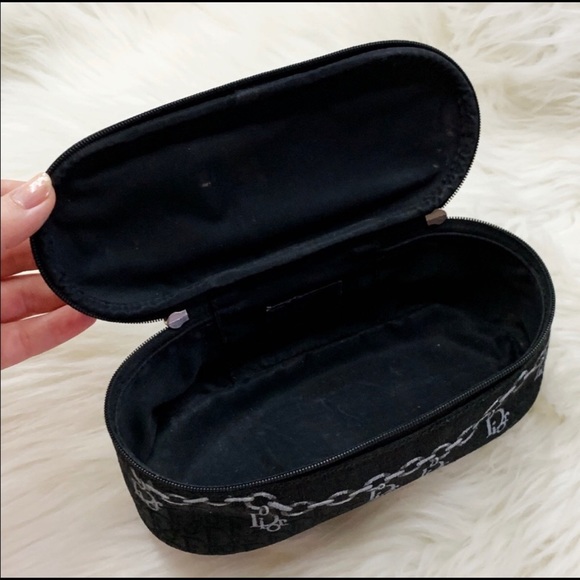 Hand Painted Dior Charm Chain Hardware Vanity Case Mini Bag - Picture 5 of 7